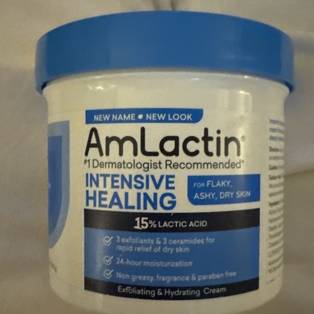 AmLactin Intensive Healing Body Cream, 12 oz Tub New Sealed